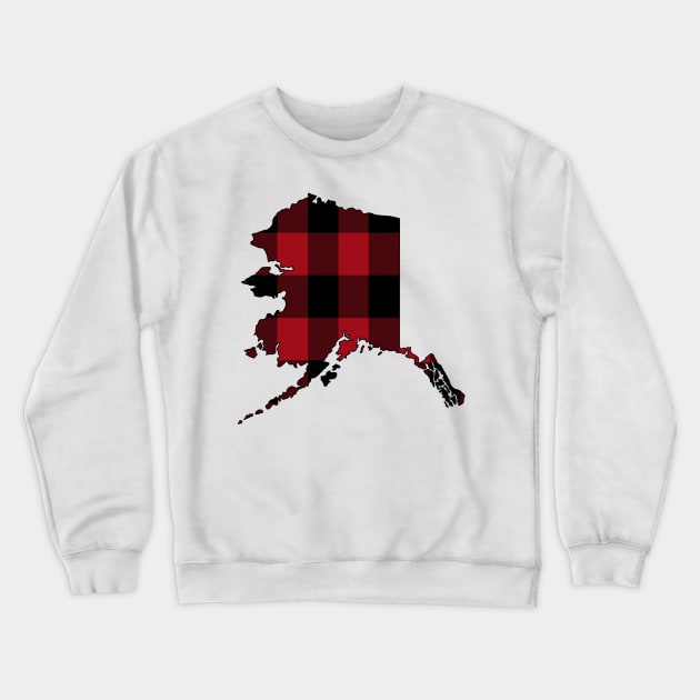 Alaska Dressed in Red Plaid Crewneck Sweatshirt by somekindofguru